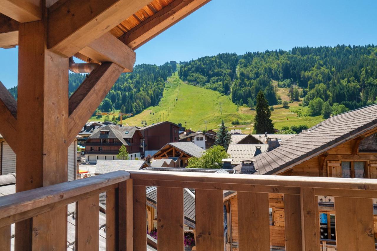 Alaska Lodge Morzine Bagian luar foto