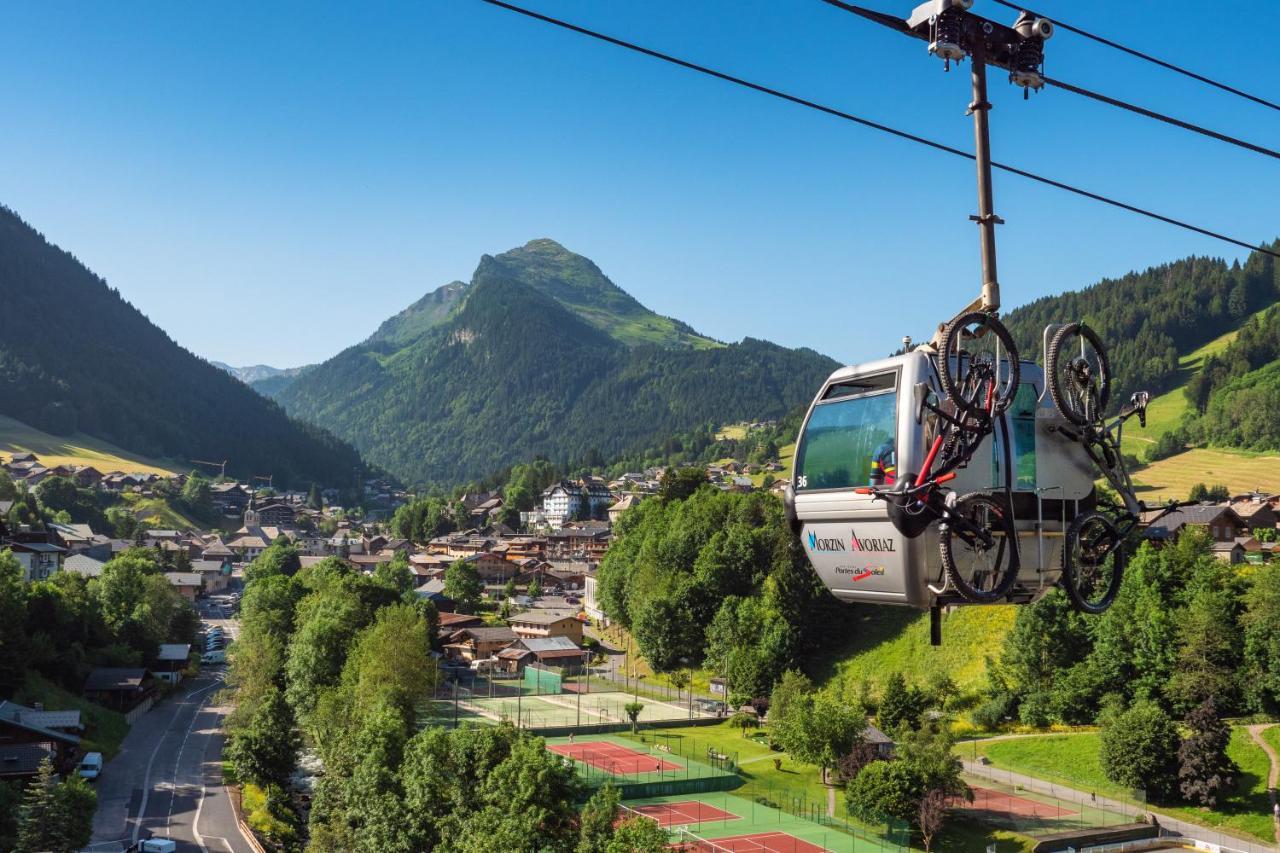 Alaska Lodge Morzine Bagian luar foto